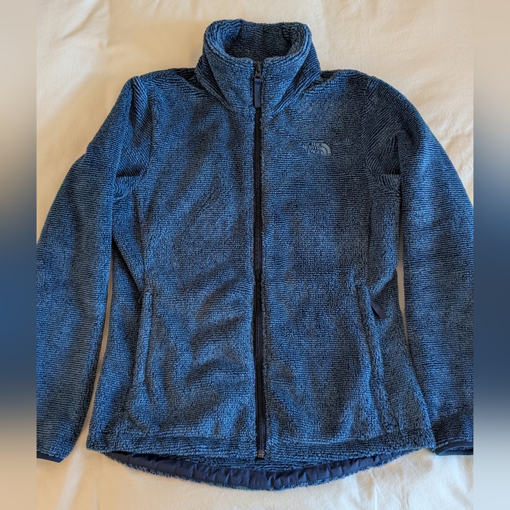 *THE NORTH FACE* Osito Textured Fleece Full Zip Jacket, Blue, Medium, LK. NEW!